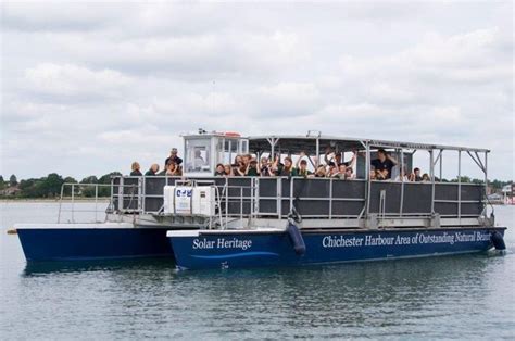 chichester harbour conservancy solar boat.